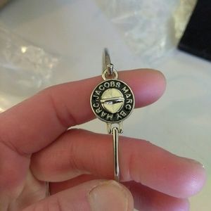 NWOT Silver & Black Marc Jacobs Bangle